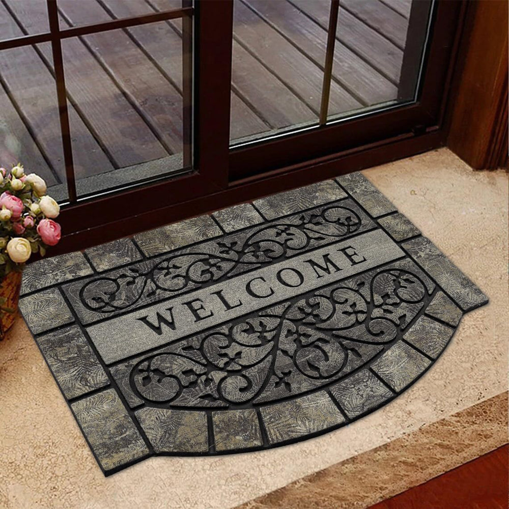 Thick Welcome Mats Outdoor, 24 * 36" Large Front Door Mat Entrance, Dura...