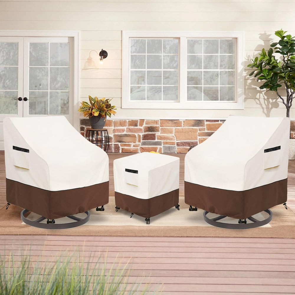 Patio Furniture Set Covers for 3 Piece Outdoor Bistro,Waterproof 100% Outdoor...
