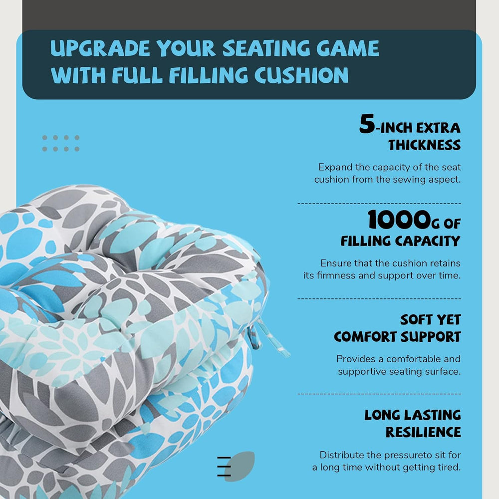 Outdoor Chair Cushions, Outdoor Cushions 19x19 inch, Patio Chair Cushions Sea...