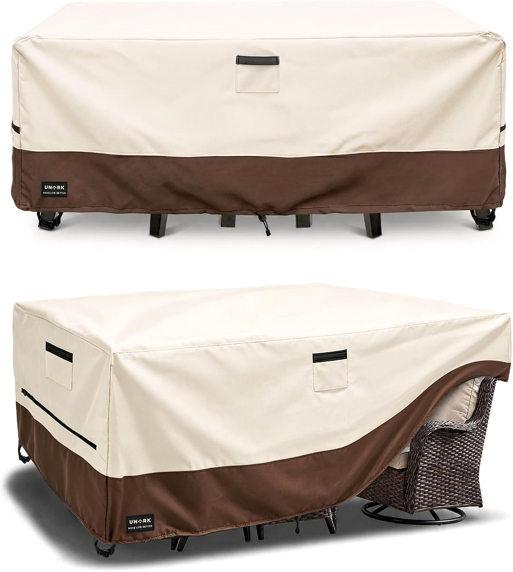 Outdoor Furniture Covers Waterproof, 600D Heavy Duty Patio Furniture Covers W...