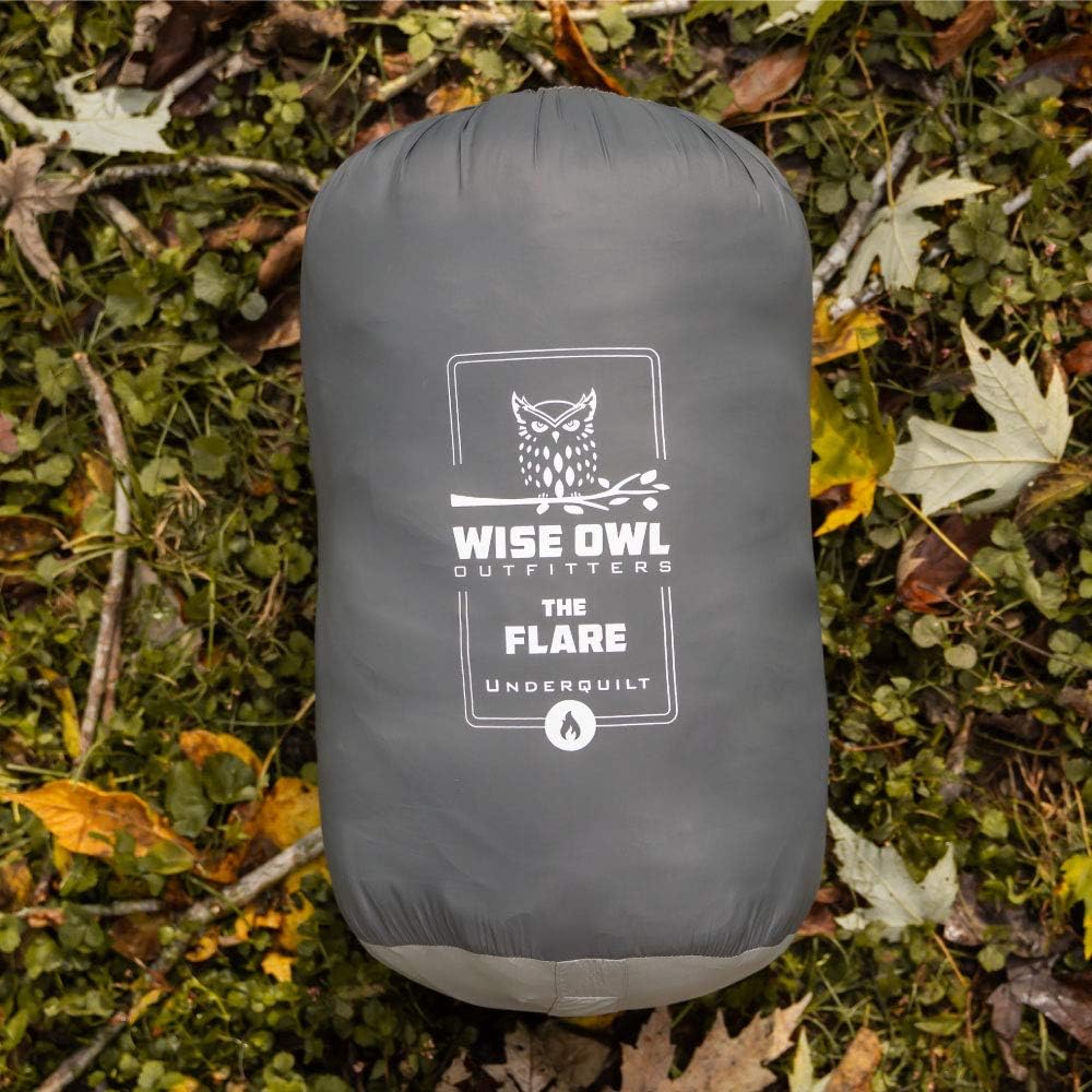 Wise Owl Outfitters Hammock Underquilt – Insulated Camping Quilt for Warm Sle...