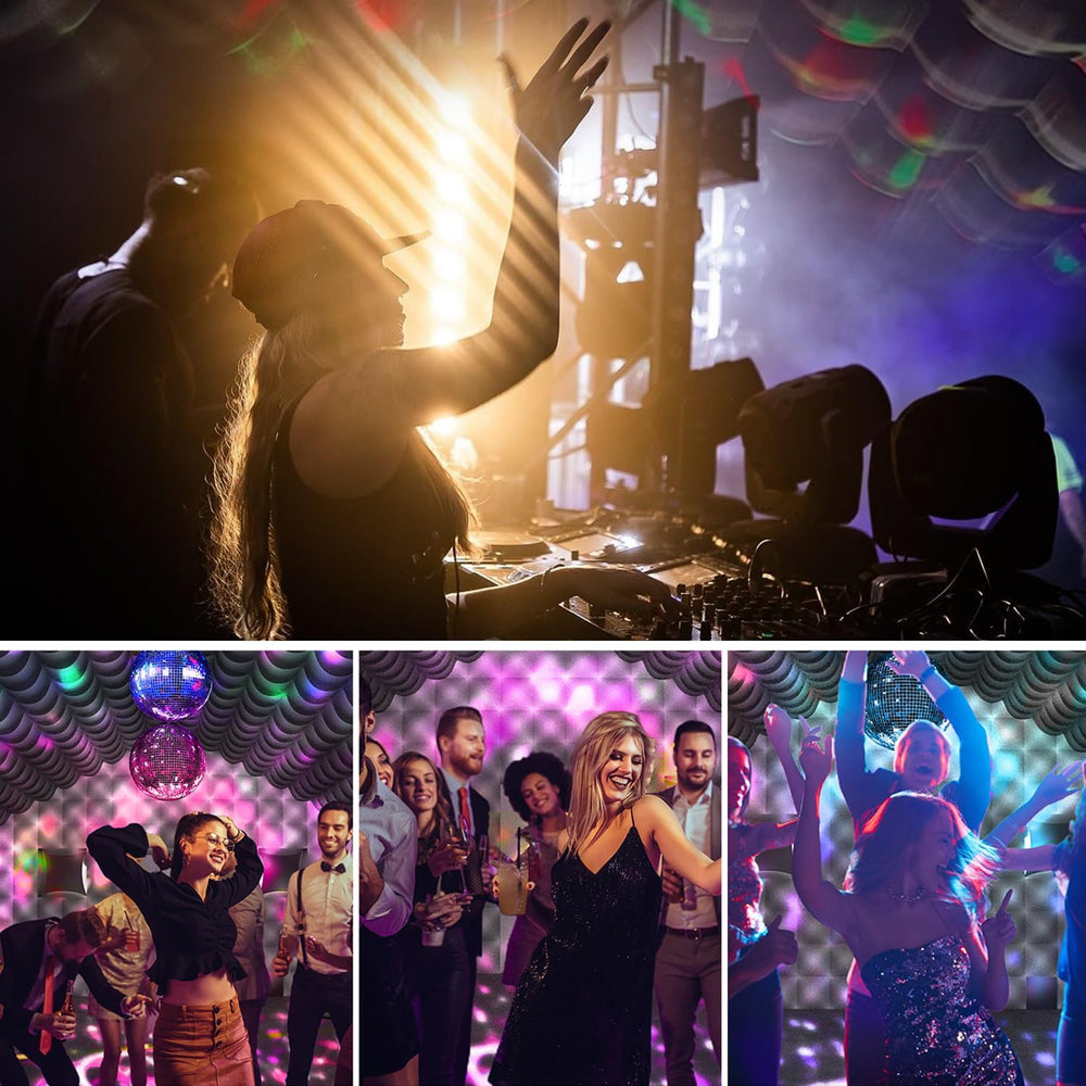 Inflatable Nightclub 20x16.8x12 Ft, Large Black Inflatable Club Tent with 2 D...
