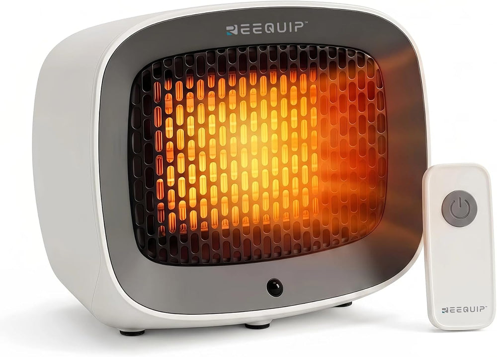 Small Space Heater with Magnetic Remote for Indoor Use
