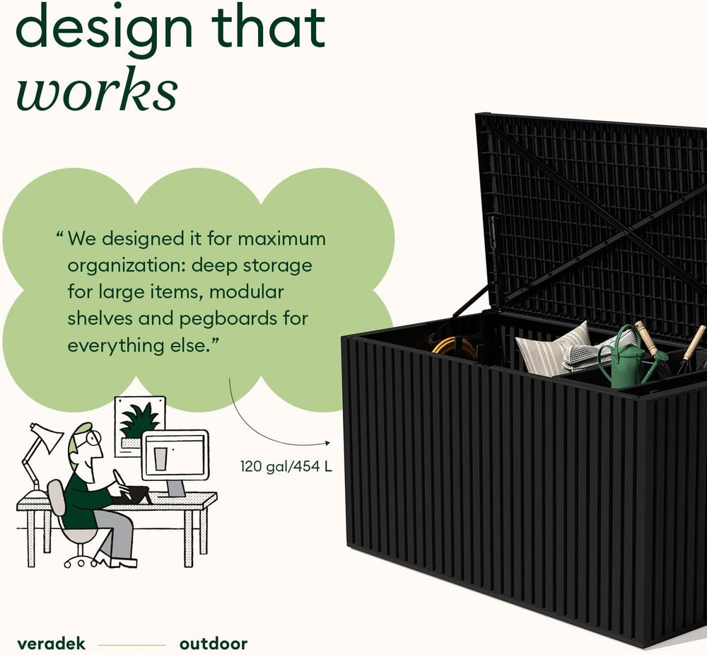 Veradek Everything Box - 120-Gallon Outdoor Storage Box
