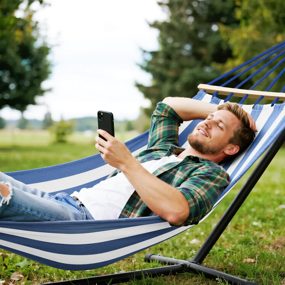 MOSFiATA Hammocks Portable Camping Hammock Upgraded 550lb Comfortable Fabric ...
