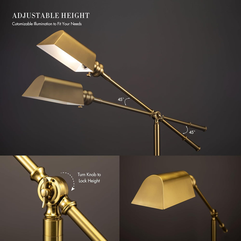 O’Bright - Pharmacy Floor Lamp (Antique Brass)