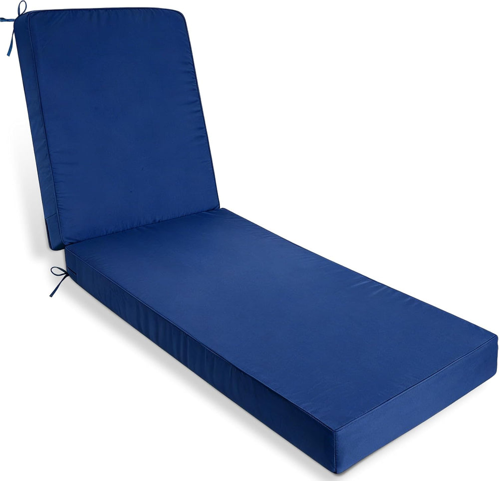Chaise Lounge Cushions Outdoor 72x21x3.5 Inch, Waterproof and Fade Resistant ...