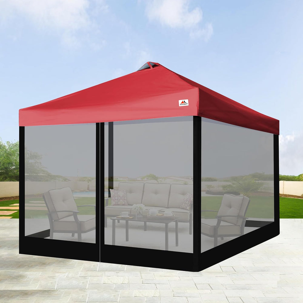 SCOCANOPY Replacement Mesh sidewall for Most 10x10 Canopy Or Gazebo,Tent,(Bla...