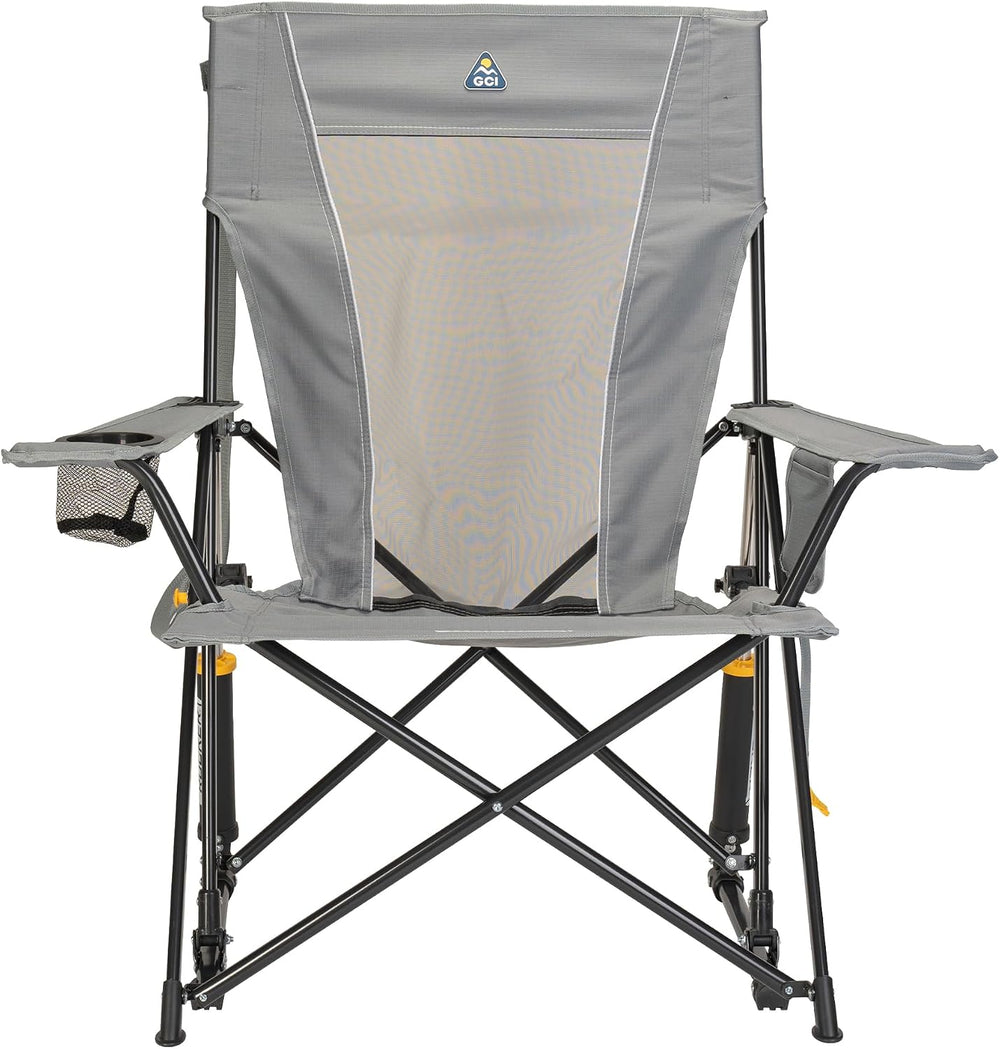 GCI Outdoor Comfort Pro Rocker Outdoor Rocking Chair with Beverage Holder