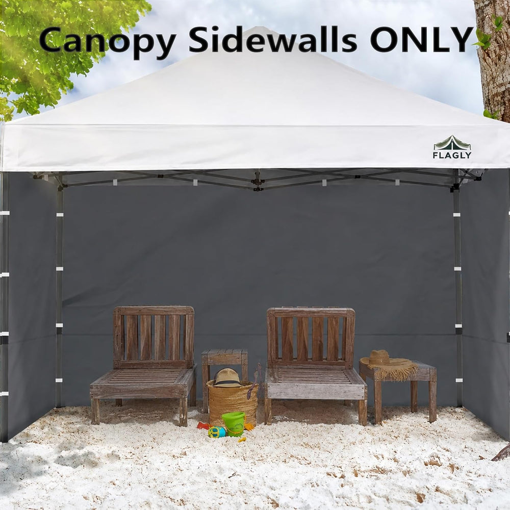 Instant Canopy Sidewalls for Pop Up Canopy Tent, 300D Waterproof Material for...