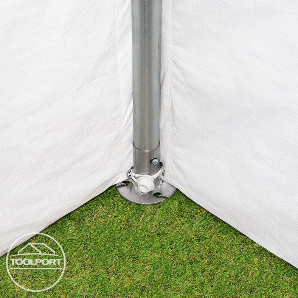 TOOLPORT 16x33 ft Canopy Party Tent, White