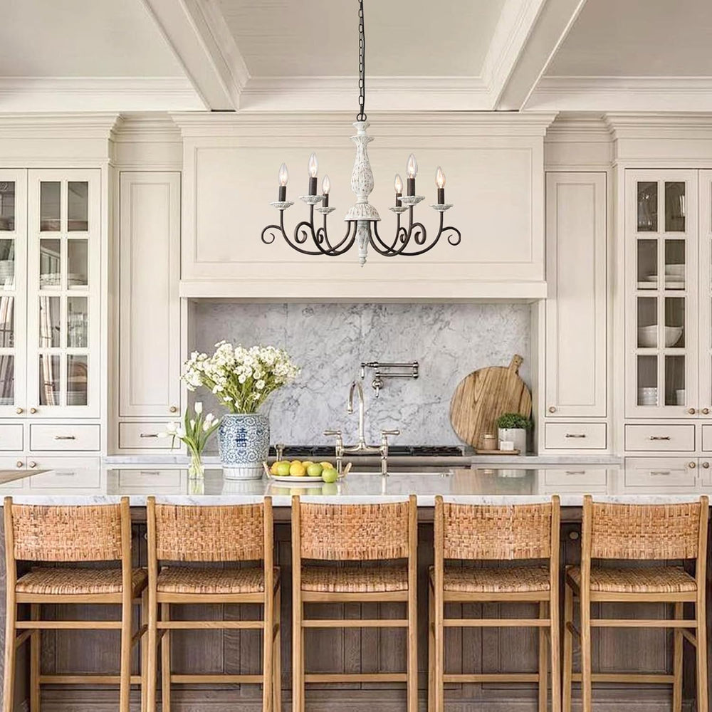 Rustic French Country Chandelier for Dining Room