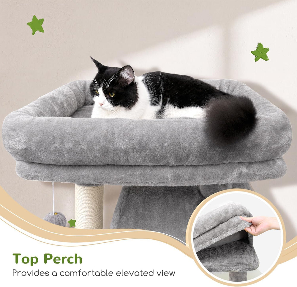 Globlazer F70 Pro Heavy Duty Cat Tree Tower for Indoor Cats Large Adult