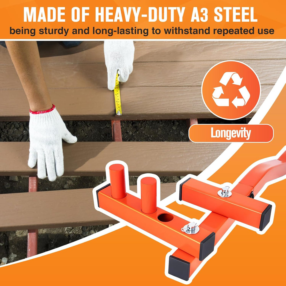 Deck Board Straightening Tool 24in, Deck Board Bender Adjustable Heavy-Duty