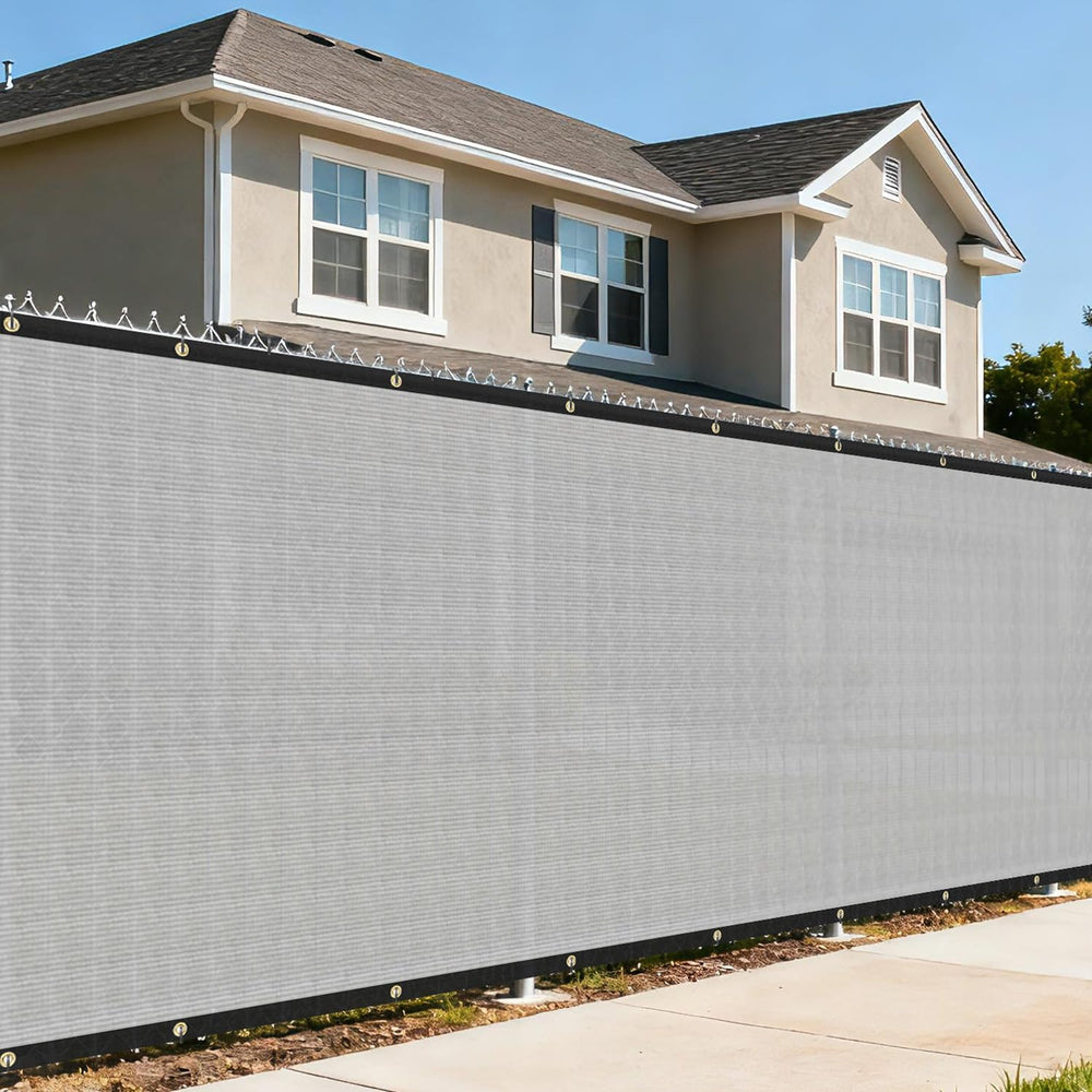 6'×50' Privacy Screen Fence Windscreen Mesh Shade Net Cover Heavy Dut...