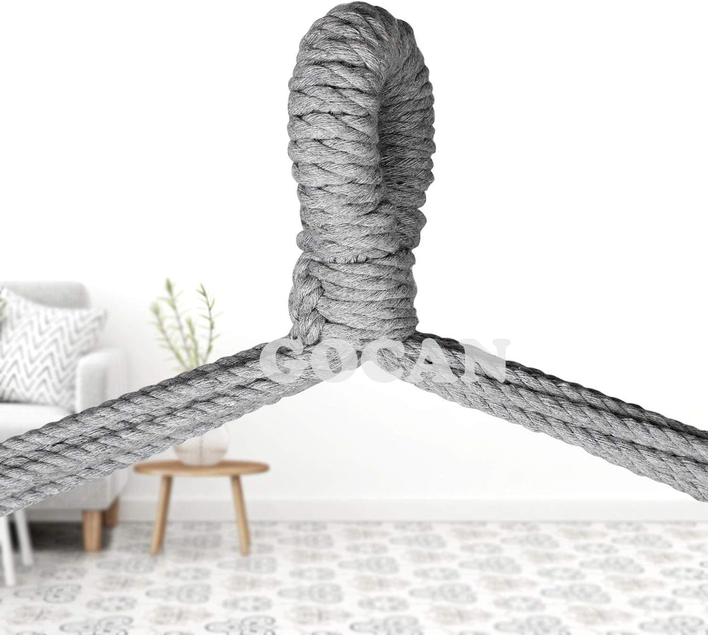 GOCAN Large Hammock Swing Chair, 39.4 x 53.1in with Metal Spread(Grey)