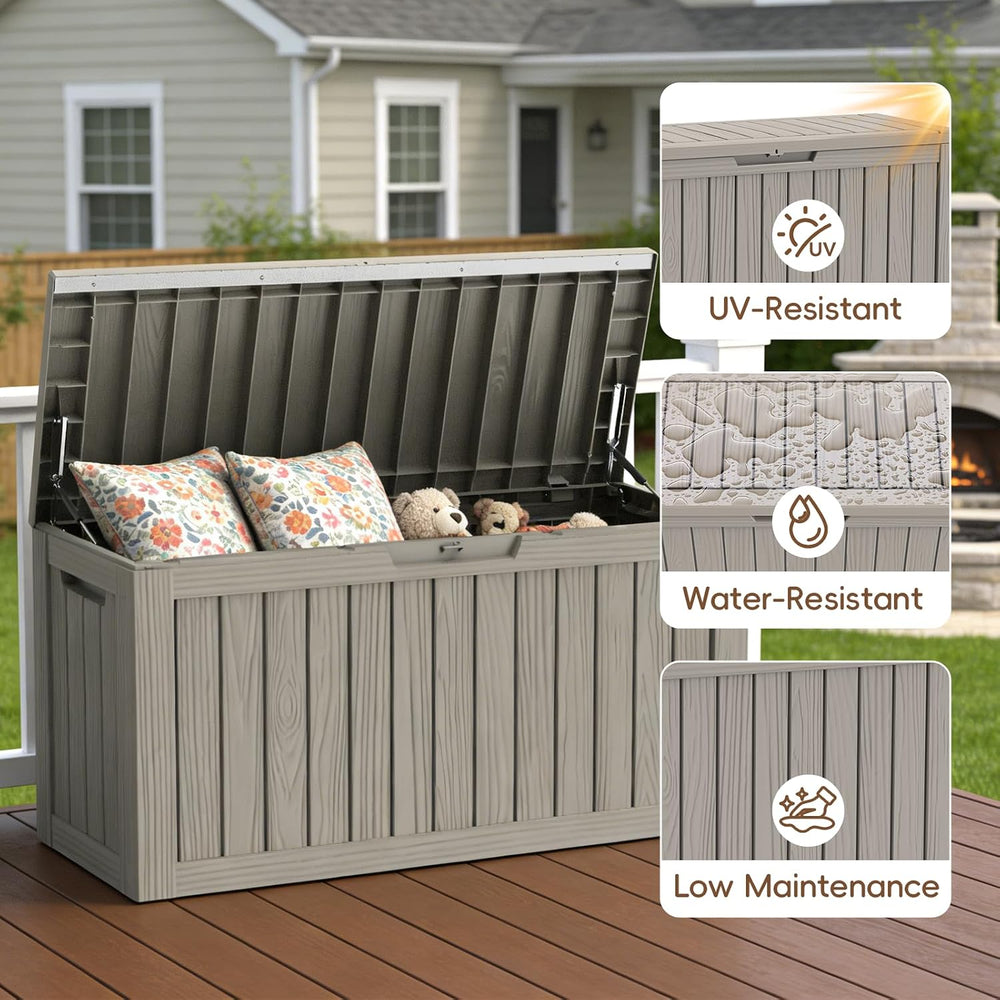 LubanNese Outdoor Storage Box, Waterproof Deck Box, Outdoor Patio Storage Bin...
