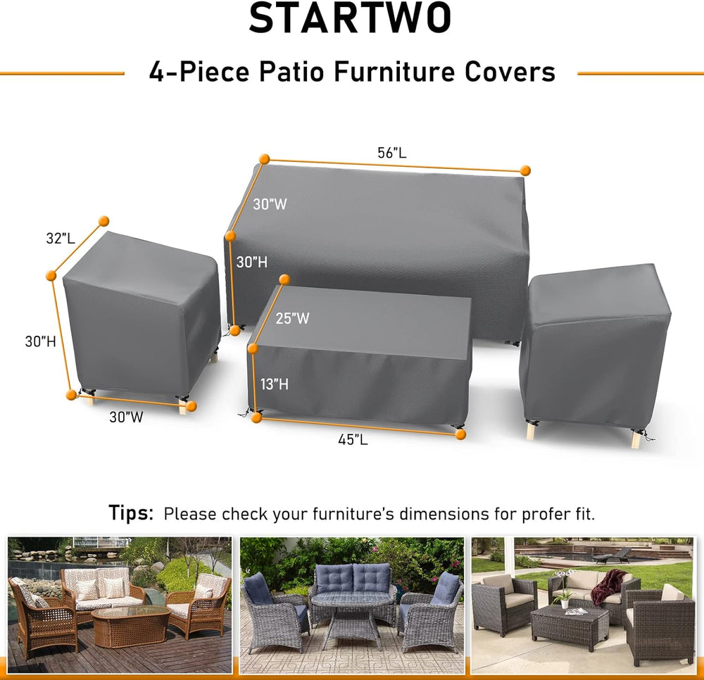 STARTWO Patio Furniture Covers