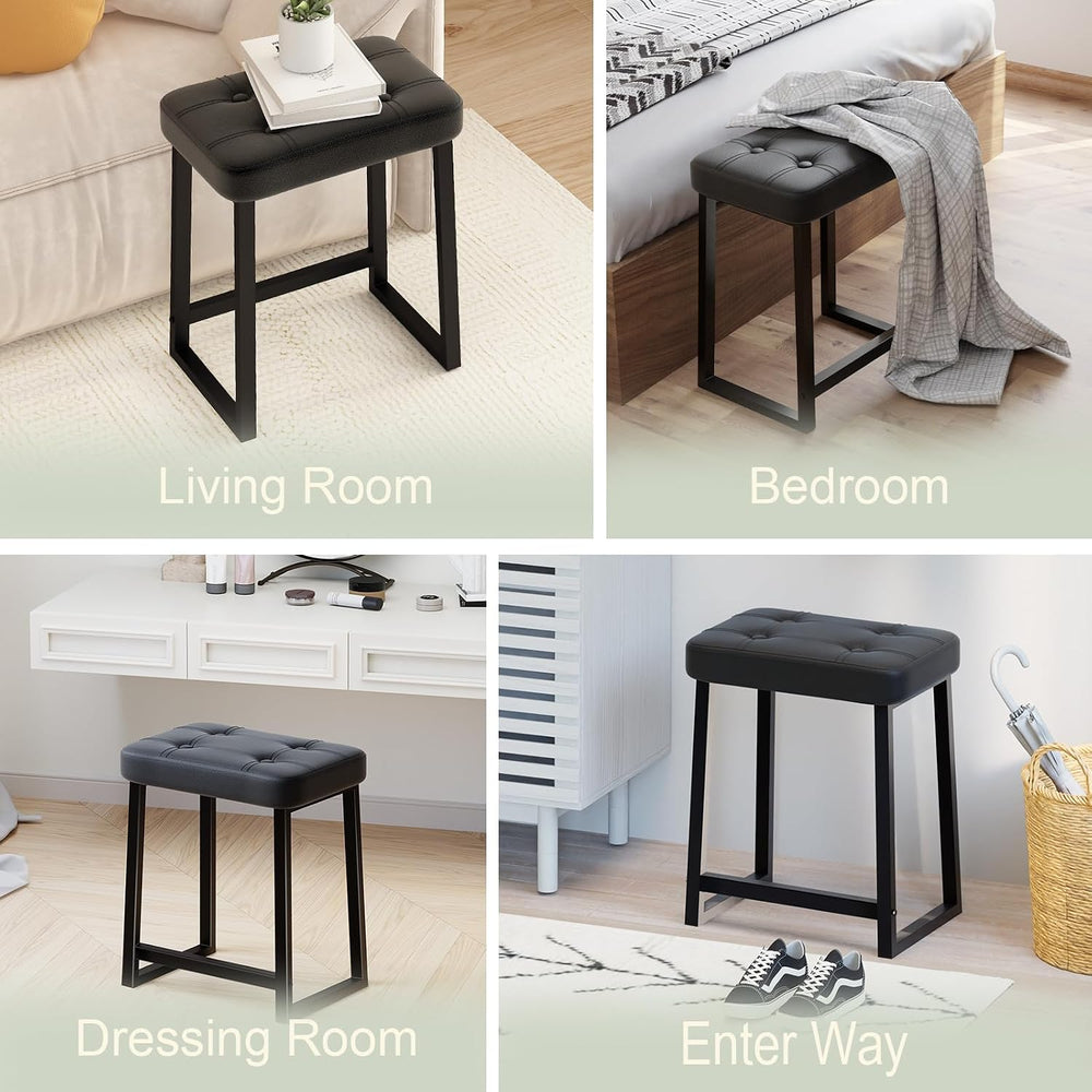 Vanity Bar Stool Chair, Makeup Stool Counter Height stools,Small Ottoman Foot...