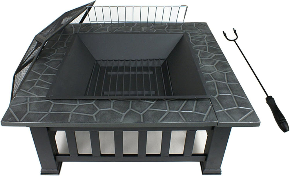 F2C Outdoor Heavy Steel Fire Pit Wood Burning Fireplace Patio Backyard Heater...