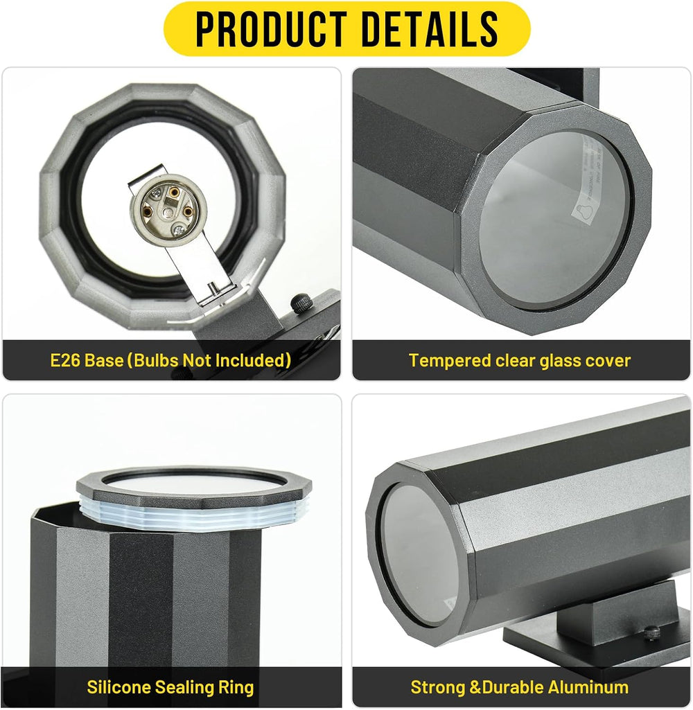 Outdoor Light Fixture, Up and Down Lights Outdoor Wall Light