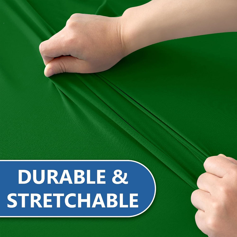 Cocktail Table Covers-Spandex Round High Top Table Cloths Party Green