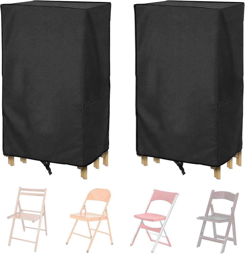 AKEfit Folding Chair Storage Bag for 2 Pack,600D Heavy Duty Waterproof for Pl...