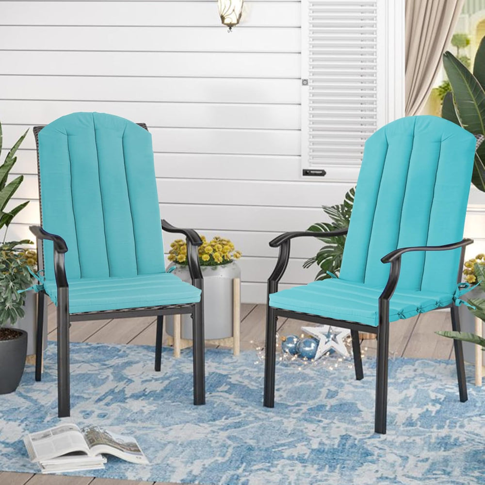 Adirondack Chair Cushion Set of 2 Indoor Outdoor Furniture Cushions Rocking C...