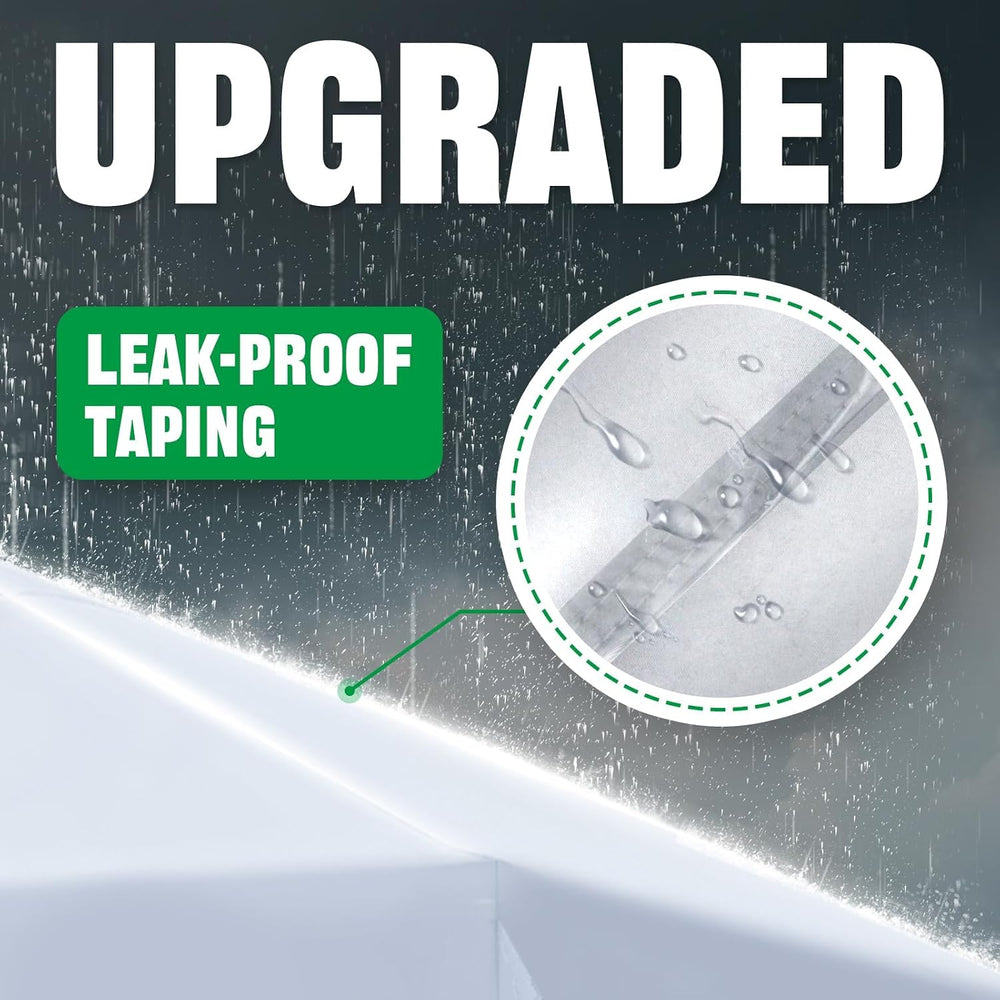 ACEPIC 10x10 Canopy Replacement Top with Air Vent(White,Top Only)