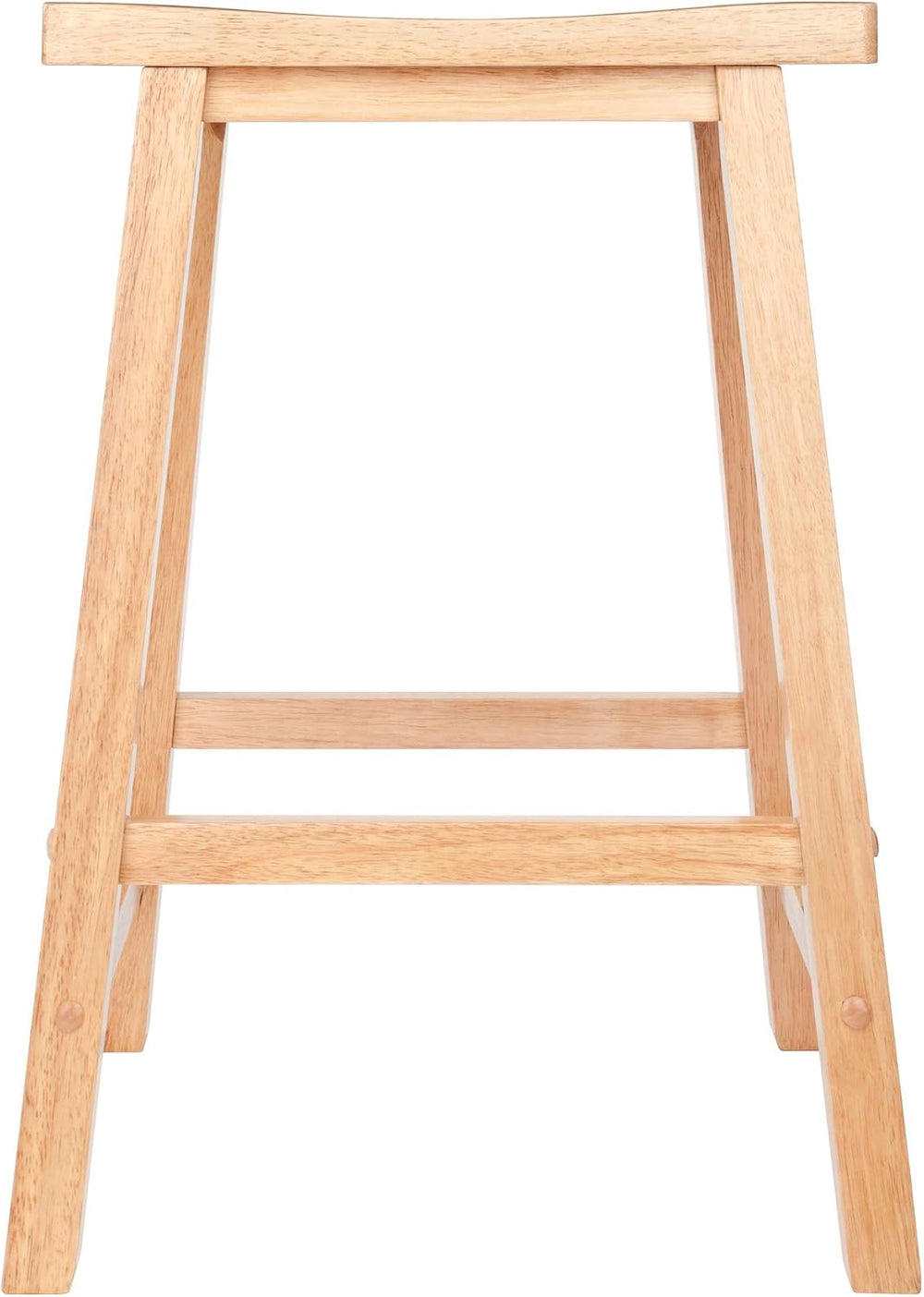 Winsome Satori Saddle Seat Counter Stool, Natural, 24"