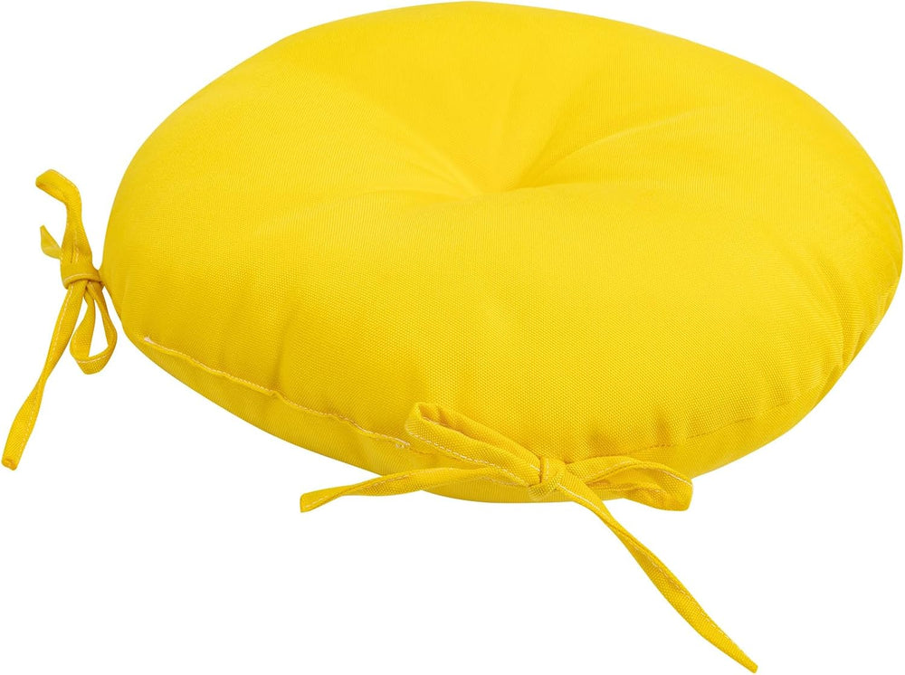 FUNHOME Bistro Chair Cushions 15 inch,Set of 2,Tufted Round Chair Cushions wi...