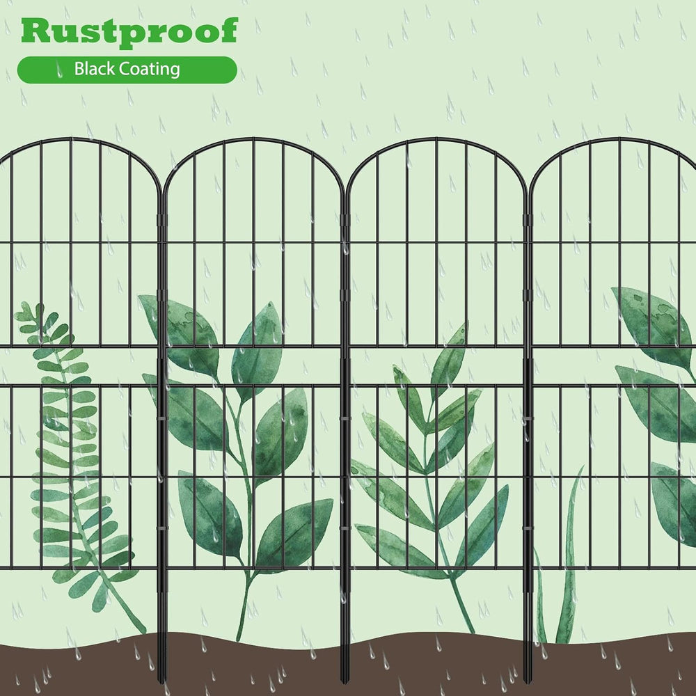Decorative Garden Fence Fencing 36in (H) x 16ft (L) Animal Barrier for Dog