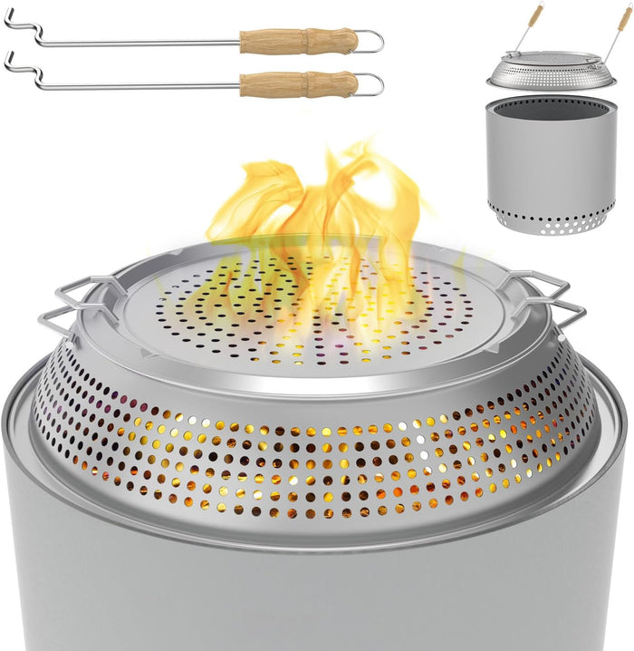 Spark Shield for Solo Stove Bonfire 19.5" Stainless Steel Fire Pit Spark