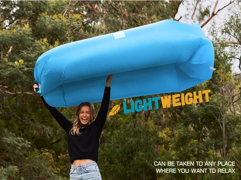 WEKAPO Inflatable Couch Air Lounger Chair - Camping & Beach Accessories, ...