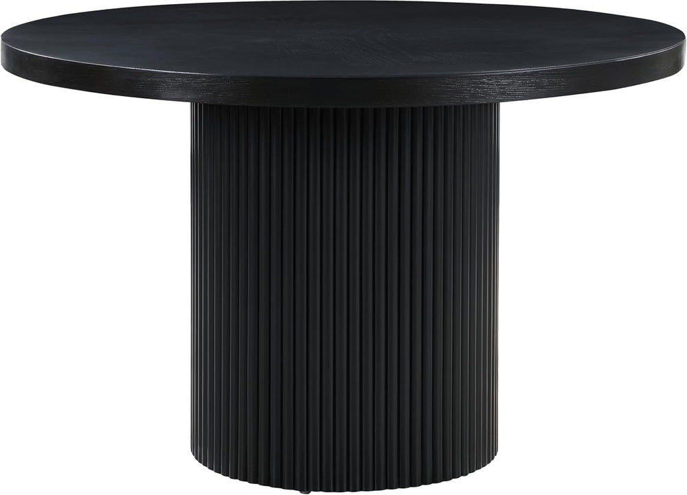 Meridian Furniture 728Black-T Belinda Collection Mid-Century Modern Dining Ta...