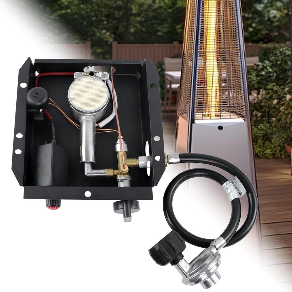 7 Bolt patio heater glass tube burner module replacement part 47000 BTU (incl...