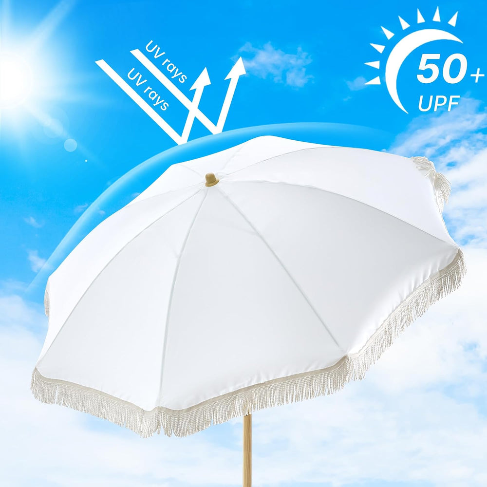 Aohanoi Outdoor Umbrella - Sun Protection, Rain Resistant, Windproof with Man...