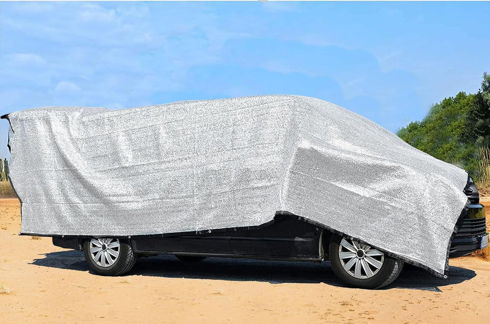 Aluminum-Shade Cloth 10x20',Reflective 80% Aluminum Shade Cloth-for Car G...