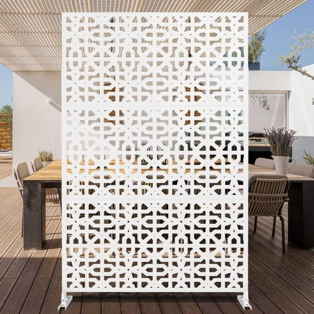 Outdoor Privacy Fence Screen,Freestanding Privacy Screen & Panels with St...
