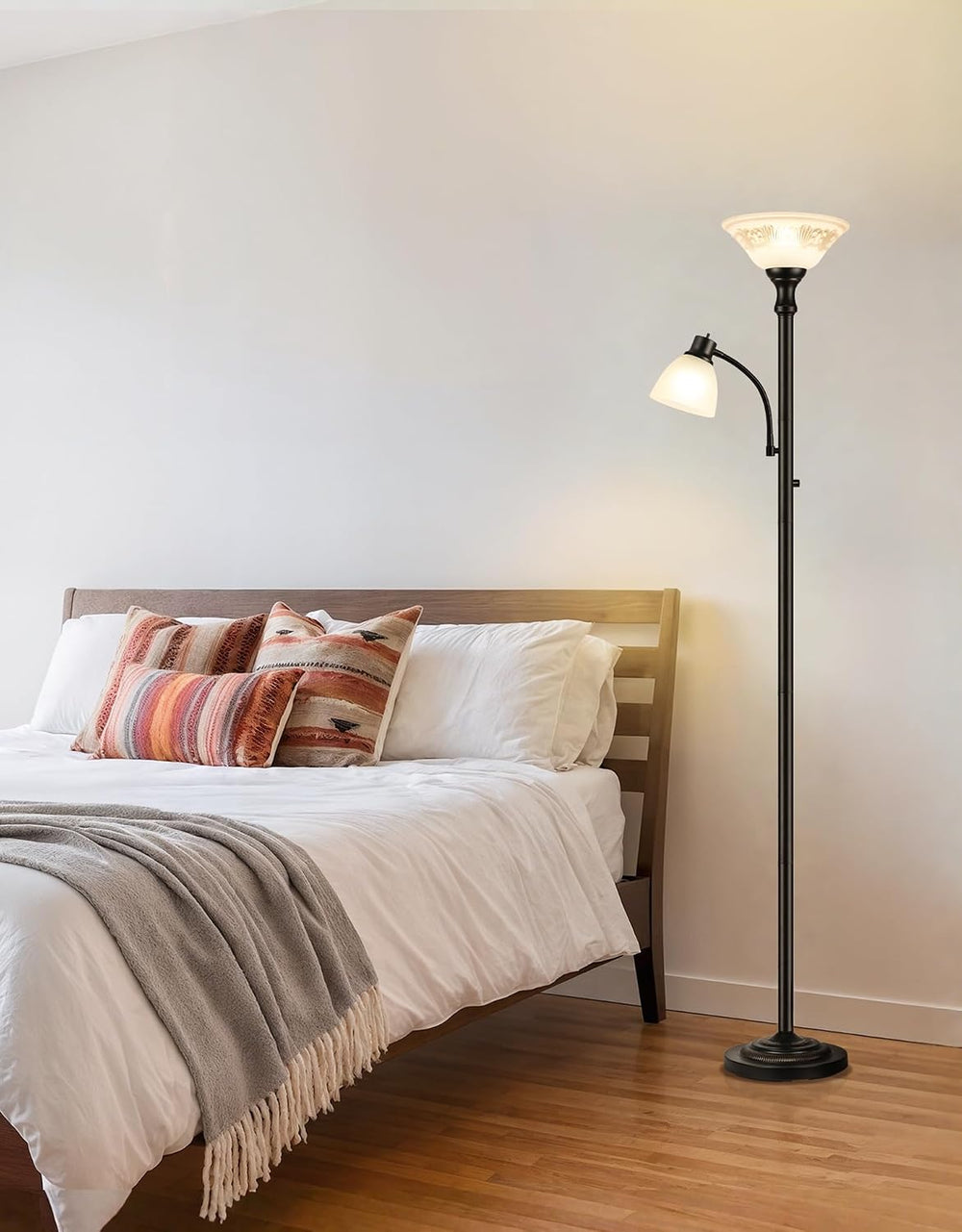Torchiere Floor Lamps for Living Room, 71" Tall Standing Lamp with Thick...