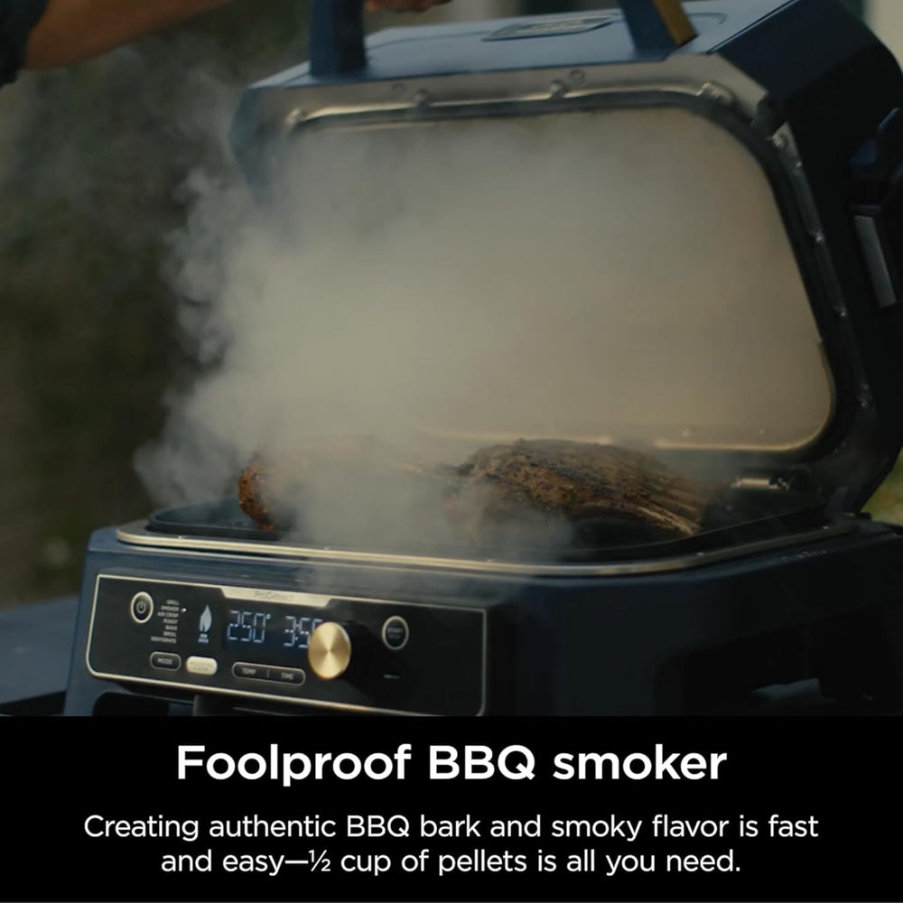 Ninja Woodfire ProConnect Premium XL Outdoor Grill & Smoker, Black & ...