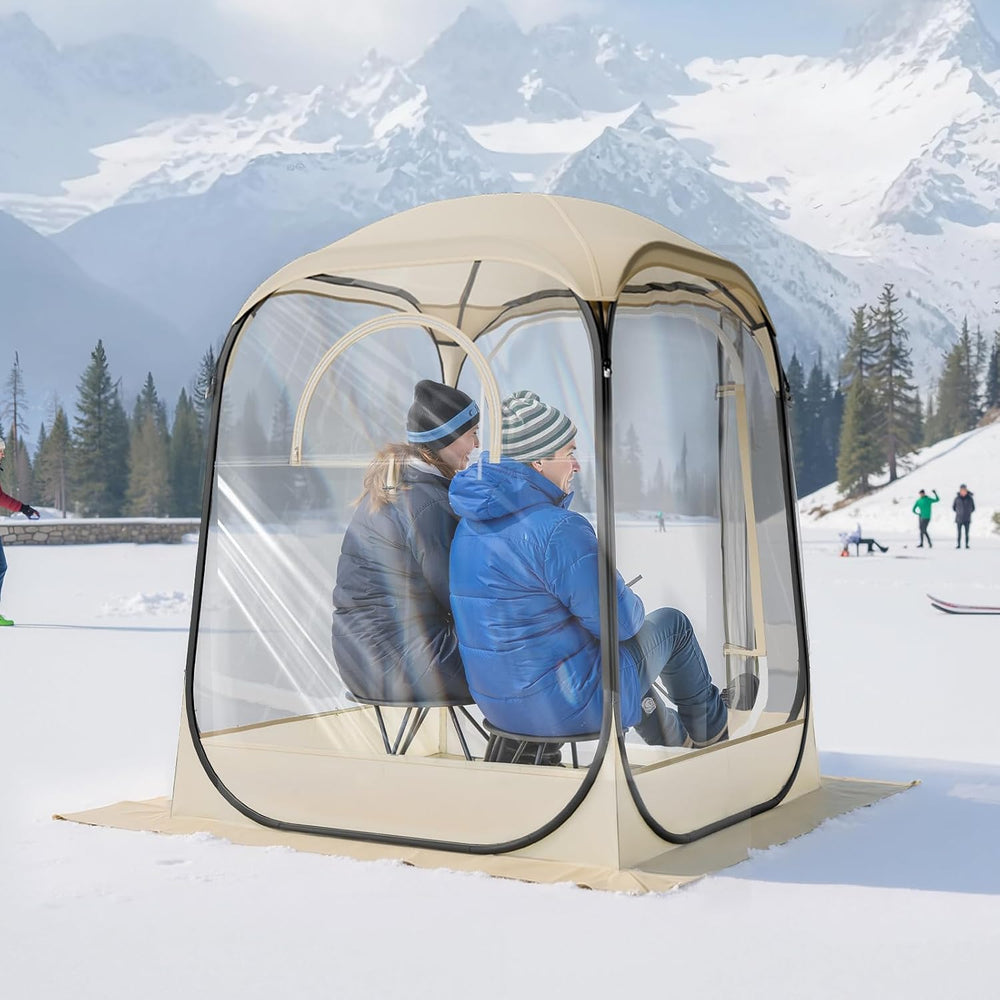 VEVOR Pop up Sports Tent, 8 Sizes Optional Clear Bubble Tent for 1-6 Person, ...