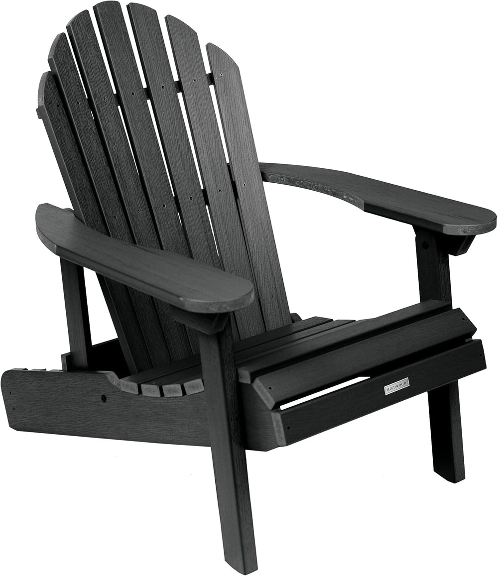 highwood Hamilton Made in the USA Folding and Reclining Adirondack Chair, Adu...