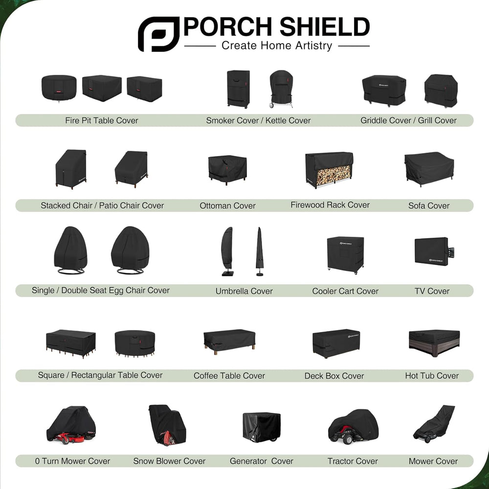 Porch Shield 4ft Waterproof Firewood Rack Cover