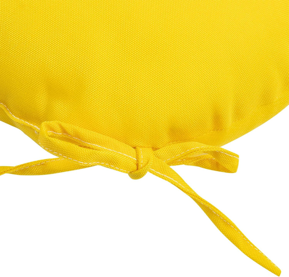 FUNHOME Bistro Chair Cushions 15 inch,Set of 2,Tufted Round Chair Cushions wi...