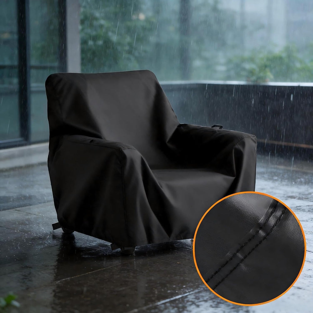 Recliner Chair Covers (2pk), Outdoor Waterproof Cover for Leather Recliner