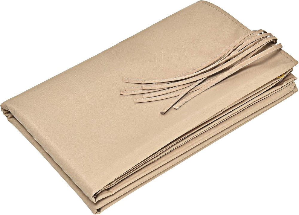 Tangkula 16.7x6.7 Ft Pergola Replacement Canopy Shade Cover, Beige