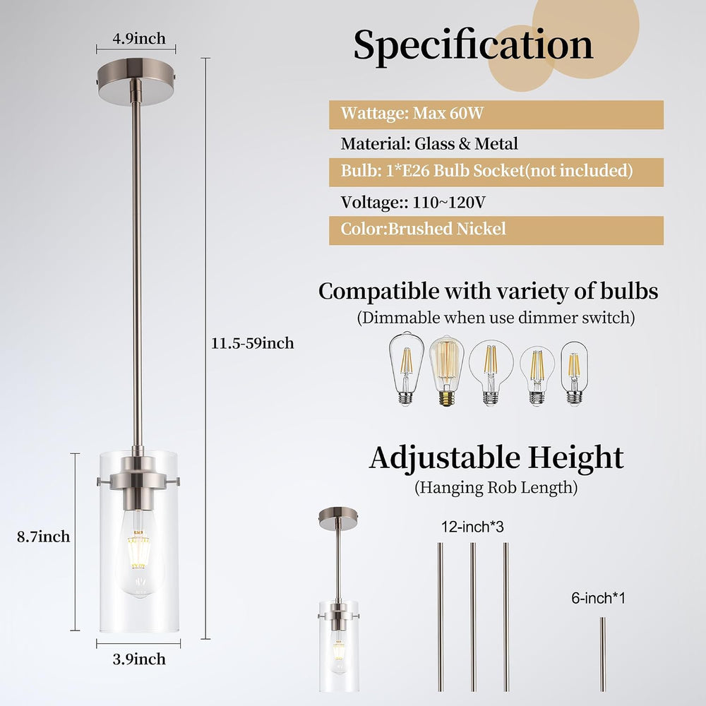 Pendant Lights Kitchen Island, Kitchen Lights Ceiling Hanging, Kitchen Light ...