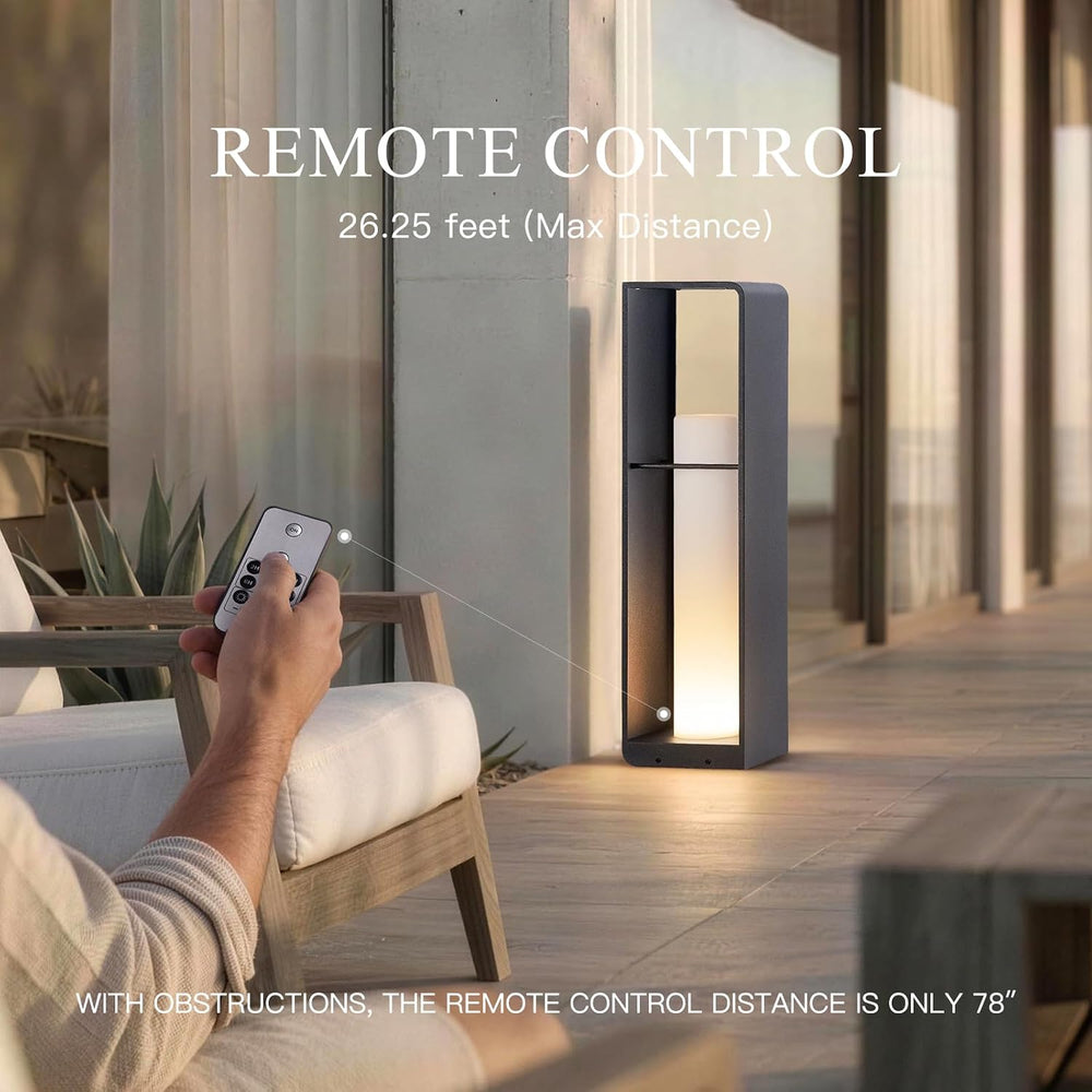 Smart Floor Lamp Dimmable, Solar Lanterns Outdoor with Remote Control