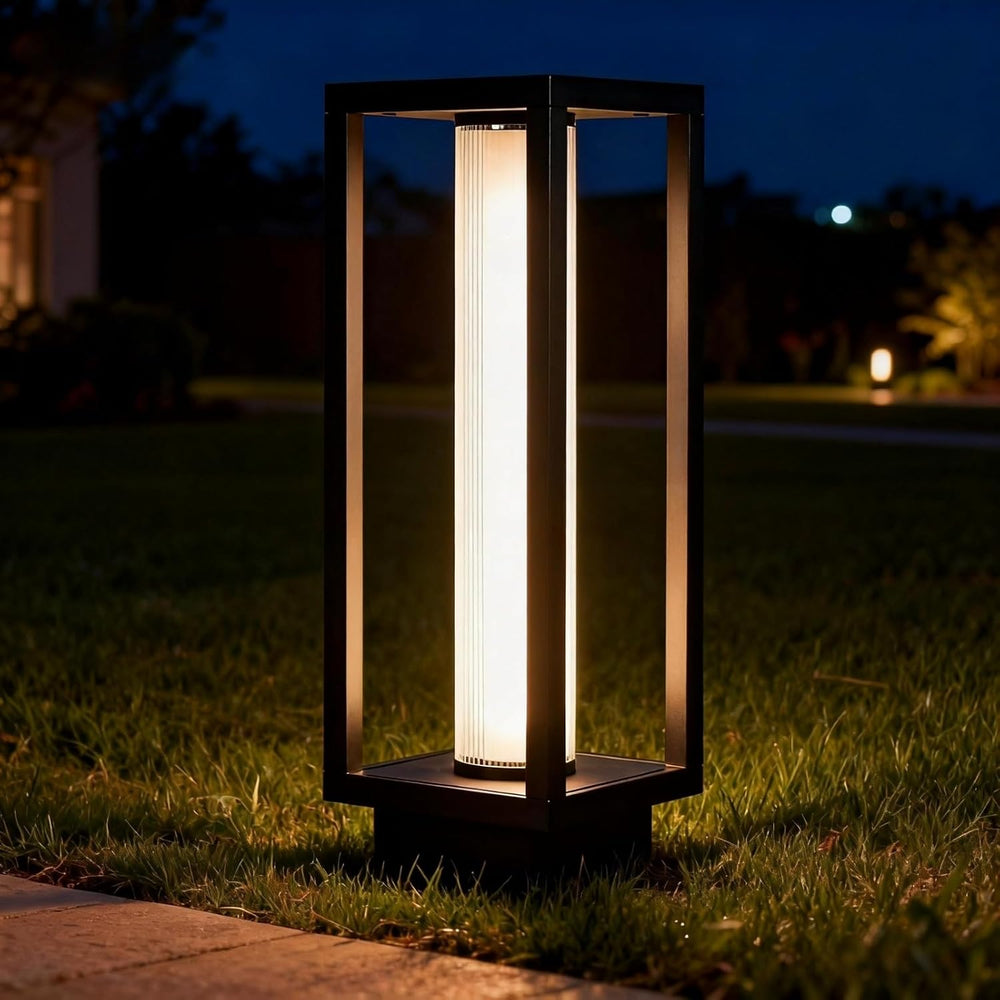 SkyGlow 15" Pathway, Column, and Garden 3-in-1 Light, 120V/12V Aluminum ...